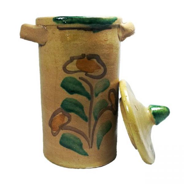 Canister in Ceramic from Burgio