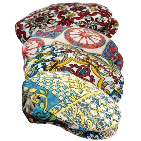 Sicilian Maiolica Icon Coppola Hats